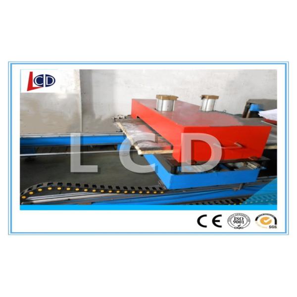 Continuous Pu Sandwich Panel Production Line , Sheet Roll Forming Machine Feeding Width 1500mm