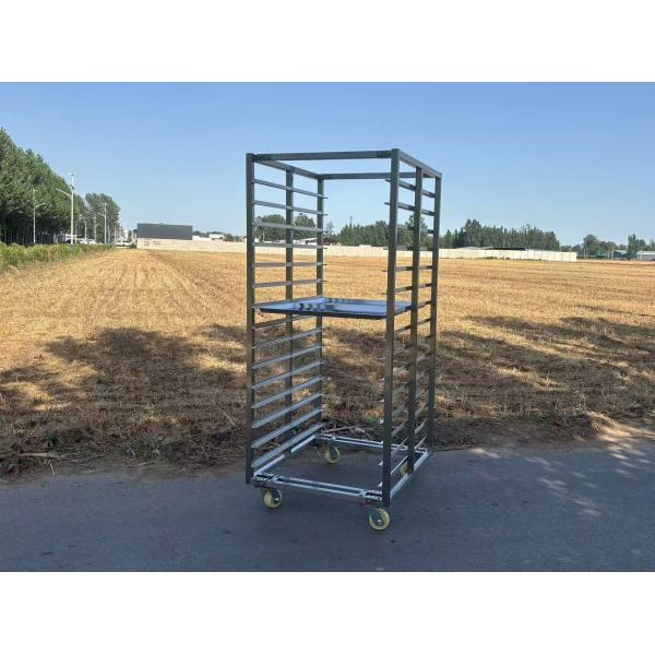 12 15 30 Layers Commercial Bread Rack 430SS Bakery Tray Rack Trolley