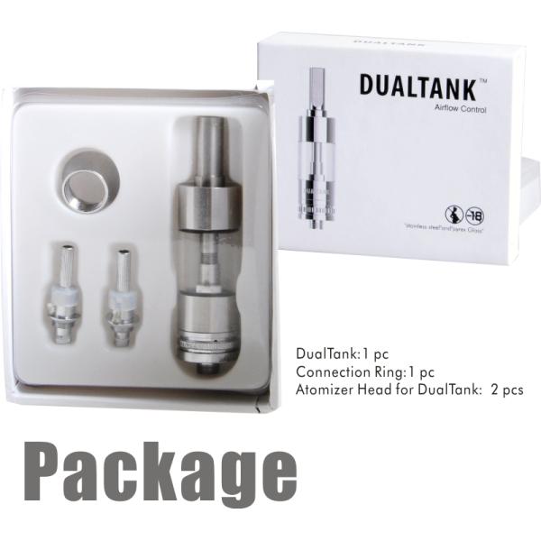 Dualtank clearomizer pyrex glass tube