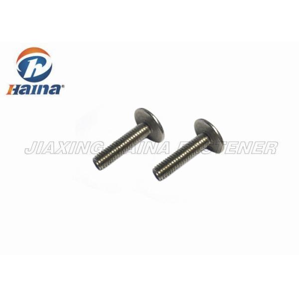 slotted Head Stainless Steel 304 316 Machine Screws For Machine Components