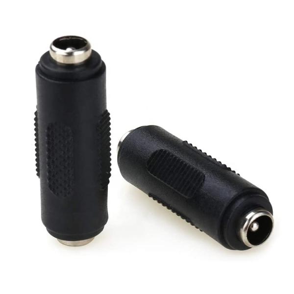 12V 24V 5.5mm X 2.1mm Female to Female DC Jack Socket Power Connector Adapter for Led Strip CCTV Camera