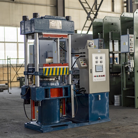 2.2 kW Power Oil Heating Rubber Mat Vulcanizing Machine Hydraulic Press for Rubber Vulcanization