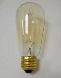 China large squirrel cage light bulbs Edison incandescent lamp ST64 25W 40W 60W 100W E27 E26 on sale