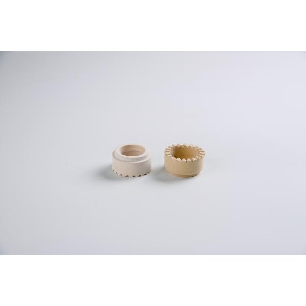 ROHS Cordierite Stud Welding Ceramic Ferrule For Ceramic Base Weld Stud With Ferrule