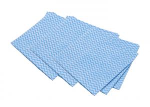 China Spunlace Cross Lapping 100% Cotton Folded Non Woven Cleaning Wipes on sale