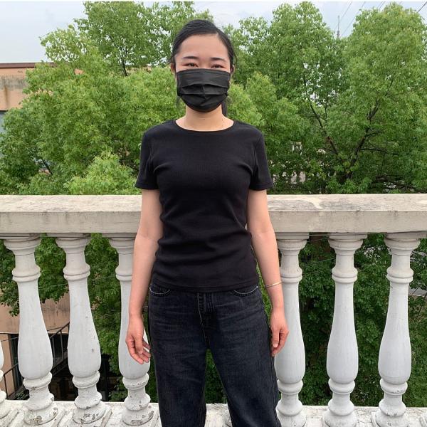 Plain Dyed Cotton Spandex 2*2 Rib Women's T-shirts with Modern and Basic Style Design