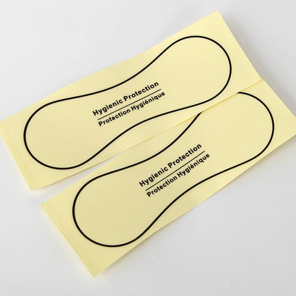 37.5mm Bikini Hygiene Adhesive Shipping Paper Sticker Labels Paper For Swimwear