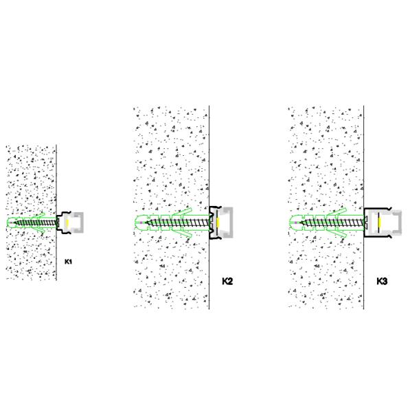 Small Square Ceiling Light 10*13mm LED Strip Channel With Diffuser
