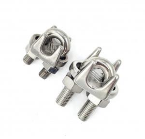 Buy cheap DIN 741 Drop Forged Stainless Steel Wire Rope Clamp For Cable End Connections product