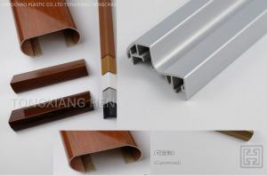 Buy cheap Hot Stamping Pvc U Joint Profile Extrusion Plastic Easy Maintenance / Install product