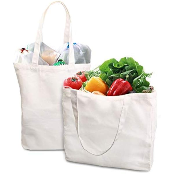 OEM Small Canvas Tote Bag Shopping Sublimation Printing 6OZ 8OZ 10OZ