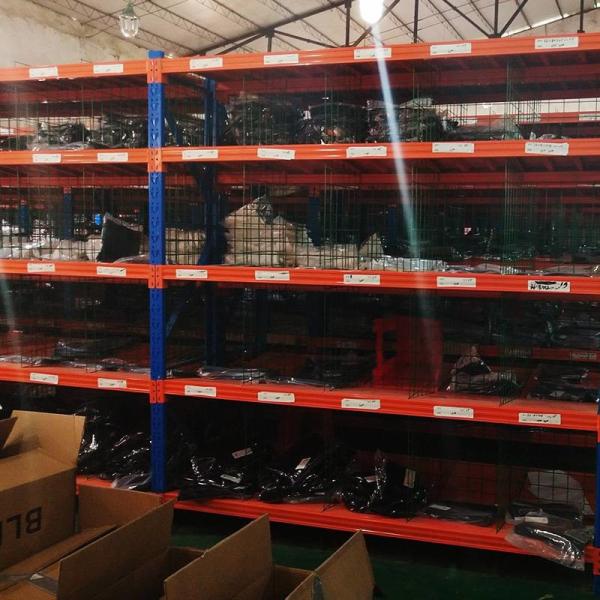 ODM Medium Duty Pallet Racking 50mm Metal Storage Shelf Assembly CE