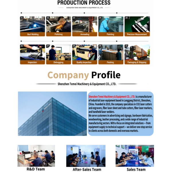 1313 CO2 Laser Cutting Machine Compact Wood Board Non Metallic Material Processing