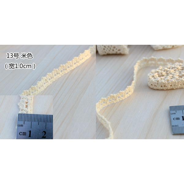 Long Vintage Cotton White Crochet Scallop Pattern Lace Trim DIY Embroidered Sewing Stretch
