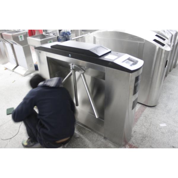 Electronic Tripod Turnstile Gate Security Access Control System Adjustable Opening Time