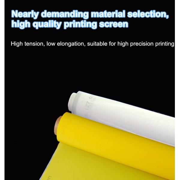 Screen printing mesh 140T 350 mesh high tension polyester mesh polyester printing plate mesh