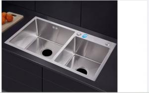 Buy cheap ISO Vegetable Washing Basin 16 Gauge Stainless Steel Undermount Single Bowl Kitchen Sinks product