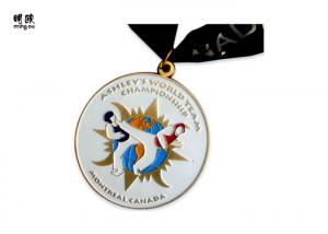 China Championship School Awards Medals Medallion Personalised Design , Enamel Fill on sale