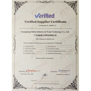 Guangdong Zhihui Industry & Trade Technology Co., Ltd. Certifications