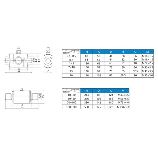 NS-WL2 Series Compact Mini Load Cell Good Stability Pull Pressure Sensor OEM