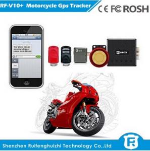 China Mobile phone anti gps tracker device for motorcycle motocross bike rf-v10+ on sale