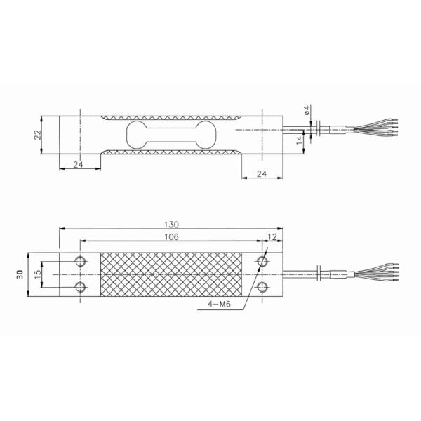 Single Point Load Cells 3-30kg Capacity Aluminum Alloy With High Precision C3/C4 Optional WL-114