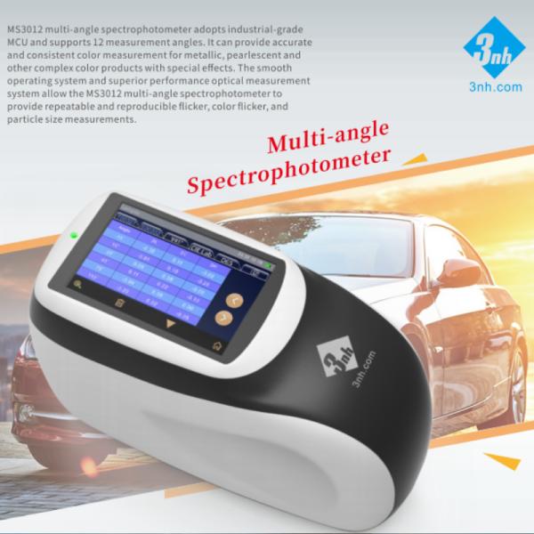 3NH MS3012 Spectrophotometer Auto Paint Colour Mixing Machine for Automobile Metallic Pearlescent Paint 220V 1-Year Warranty