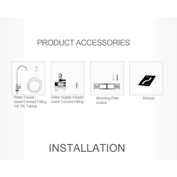 ROHS 3.3L/min Water Filter Purifier System Multiscene Activated Carbon