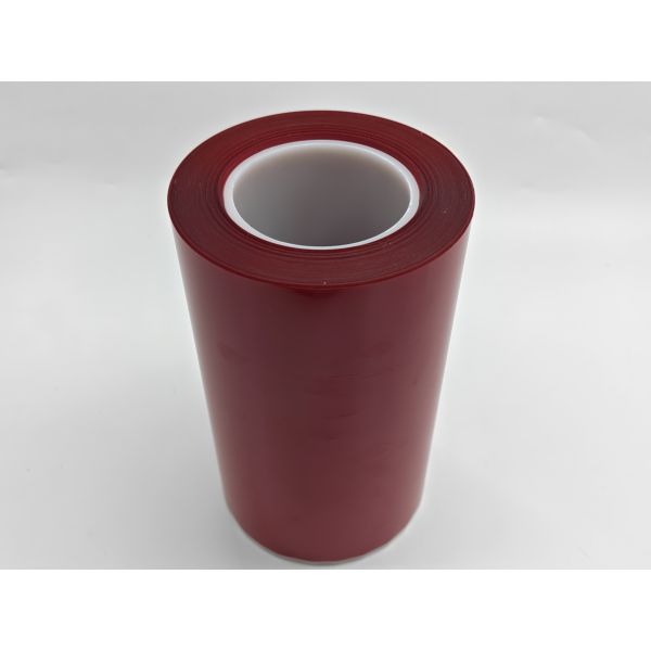 75μm Heat Resistant Red Lamination PET Tape for High-temperature masking and surface protection