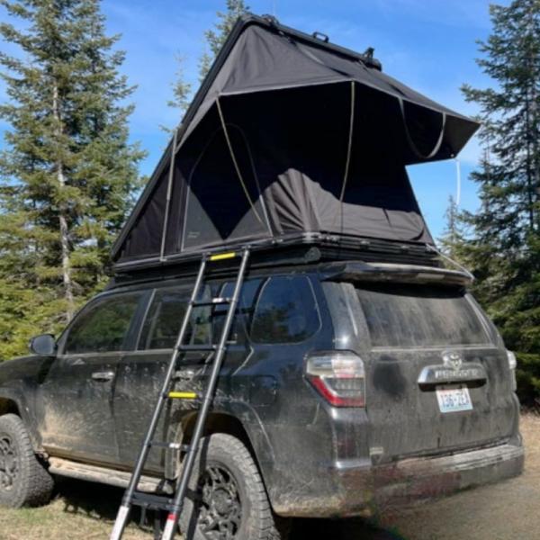 Aluminum Rooftop Tent 210x132cm 320G Polyester Cotton Waterproof