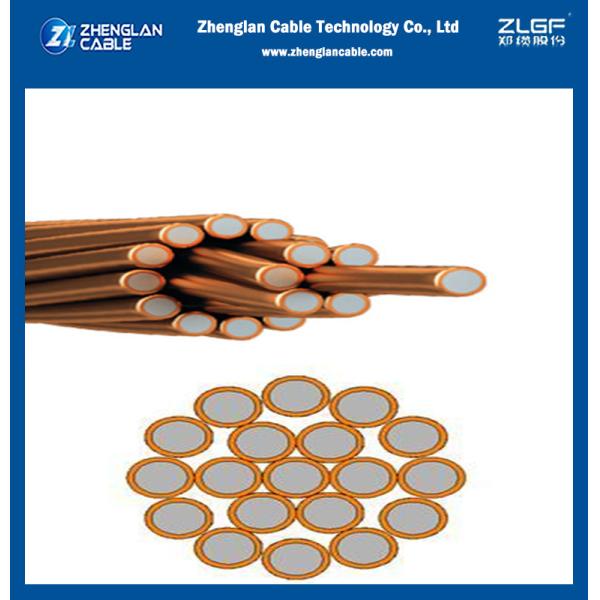 Bright Copper Clad Steel Strand Wire CCS Conductor For Earthing/Grounding System