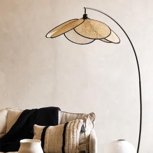 Buy cheap wind fall floor lamp minimalist retro designer living room bedroom New Chinese bamboo floor lamp(WH-WFL-17) product