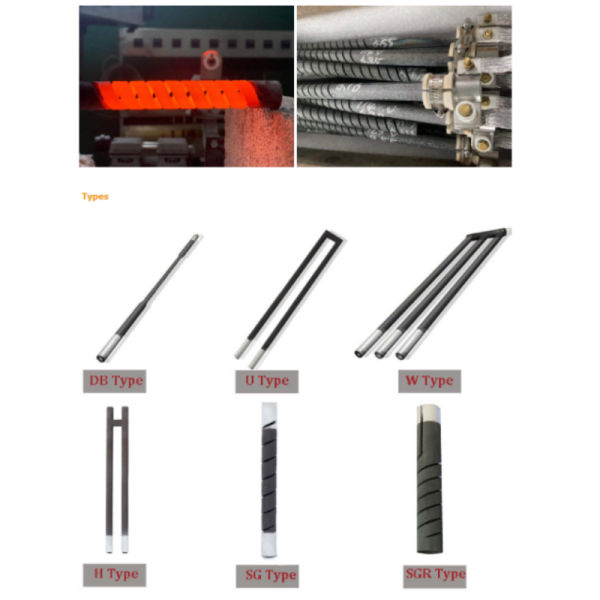 Custom Silicon Carbide Heating Elements with High-Temperature Performance and Recrystallized Structure for Electric Furnaces