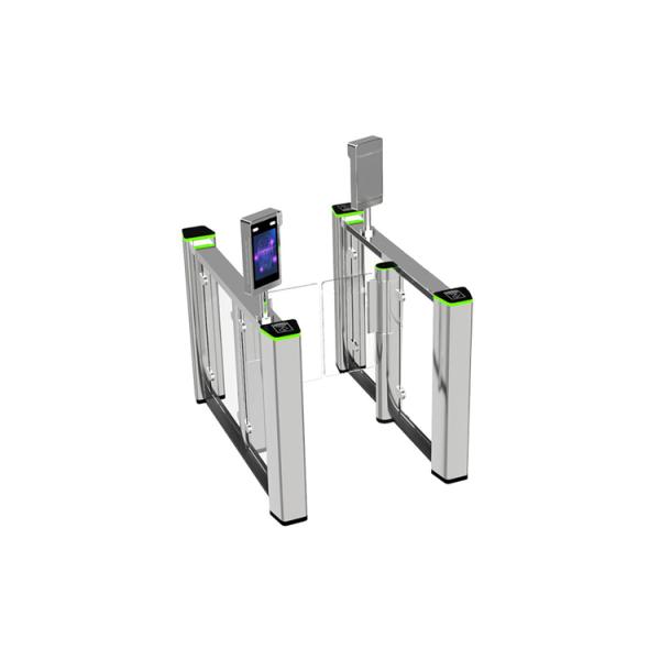 RS485 Aluminum Alloy 0.4S Acrylic Flap Speed Gate for Pedestrian Access Control