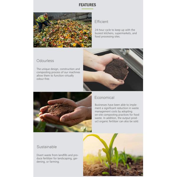 10 To 300Tons/Day Waste Disposal Equipment High Capacity Organic Fertilizer Equipment