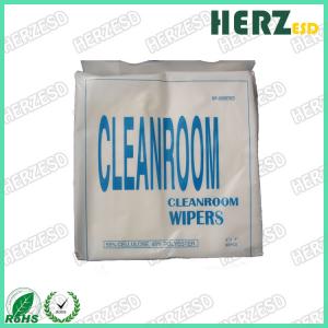 Buy cheap 1009S 1009D Clean Room Wipes / Lint Free Microfiber Cloth Weight 120g-180g product