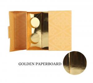 Buy cheap Custom Paper Cigarette Cigar Gift Box With Gradient Golden Printing product