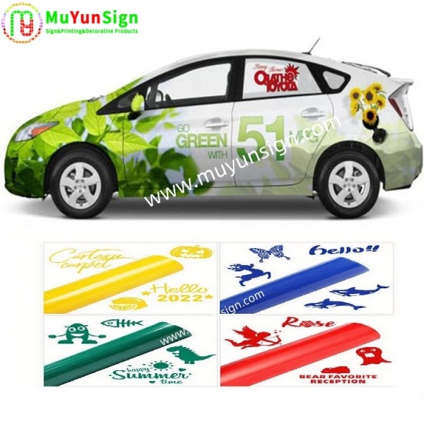 Premium Glossy Series: 80-Micron Professional Color Cutting Vinyl -Elevate Your Brand and Vehicle Aesthetics with Precision and Shine