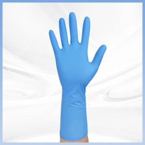 Buy cheap Blue Garden Work Gloves Latex Free Household Nitrile Gloves product
