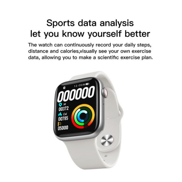 IWO 12 Smart Watch T500+Plus Bluetooth Call Music Smartwatch Fitness Tracker Heart Rate Monitor Wearable Devices Clocks