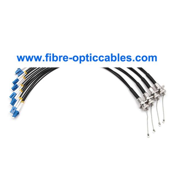 ODC Female LC UPC Weather Resistant Ethernet Cable 4 Core 400N