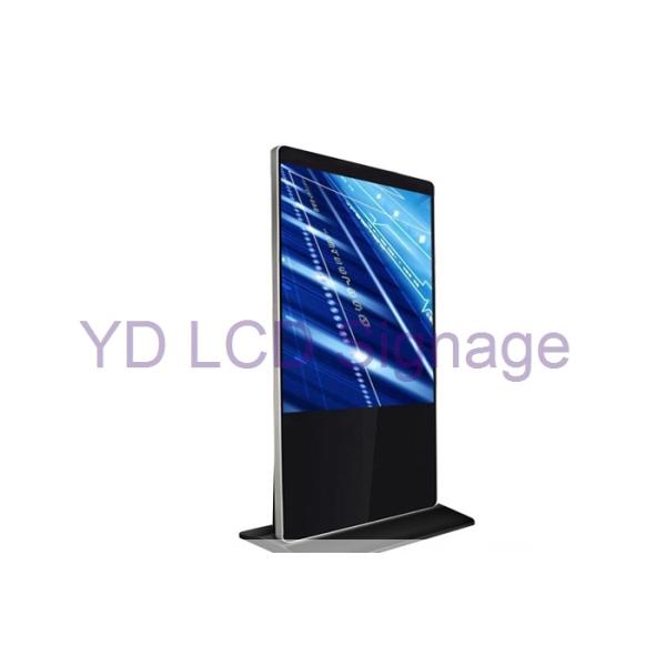 All In One PC LCD Digital Signage Floor Stand For Information Checking