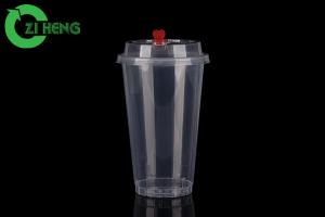 China Red Heart Plug Disposable Plastic Lids , Hard Plastic Dome Lids FDA Standard on sale