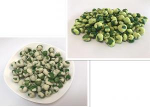 China Customized Crispy Green Color Wasabi Green Peas Free From Frying OEM Service on sale