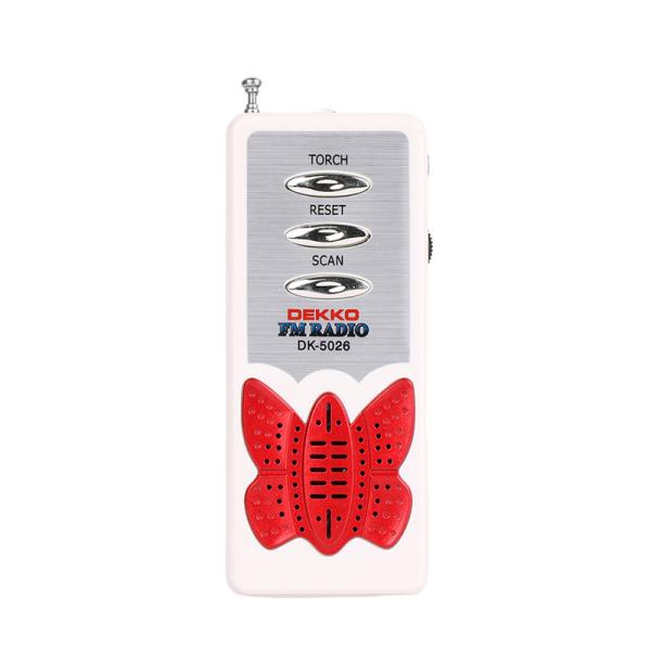 OEM Pocket FM Speaker Radio 80g 22mm Mini Outdoor Wireless AA Battery Powered