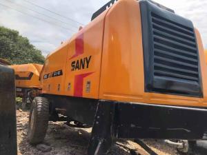 Buy cheap Electric Used Concrete Trailer Pump Sany HBT6013 90KW Rated Power product