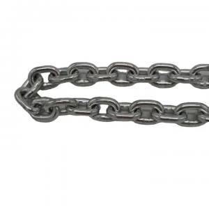 China Welded Galvanized Carbon Steel Short Link Chain for Marine Anchor Lifting Equipment on sale