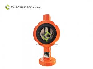 Buy cheap Clamp Pneumatic Butterfly Valve Air Operated GDT7-65 Soft Sealing Type product