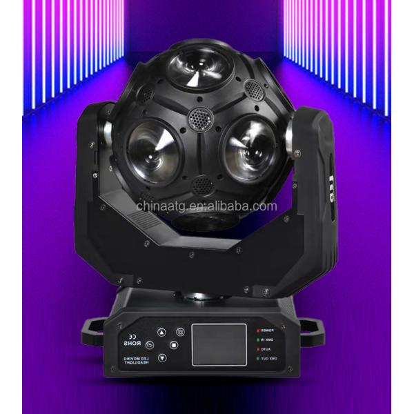 Football LED Moving Head Light 12 10W With RGBW 4 In 1 Control And Self Walking