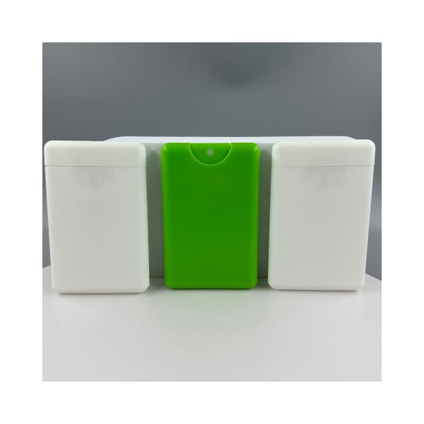 10ml Square Portable Refillable Perfume Spray Bottle with Fine Mist Base Material pp